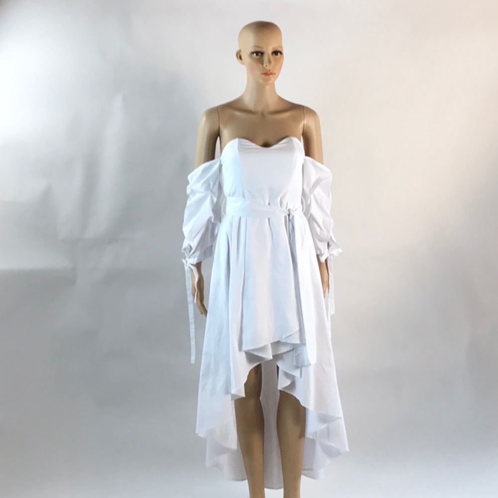 WHITE LOLITA DRESS-PRICE FIRM - Picture 3 of 7